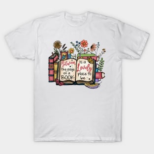 Book Lover , Colorful Bookshelf, Home Library , Reading Nook T-Shirt